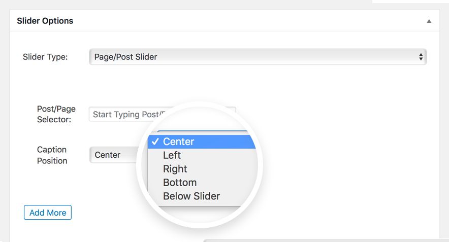 Caption Position