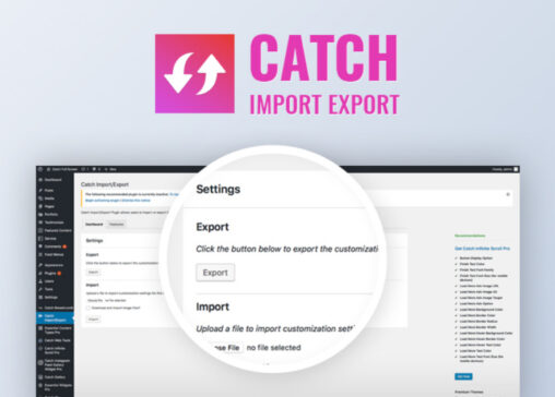Catch Import Export Plugin Image
