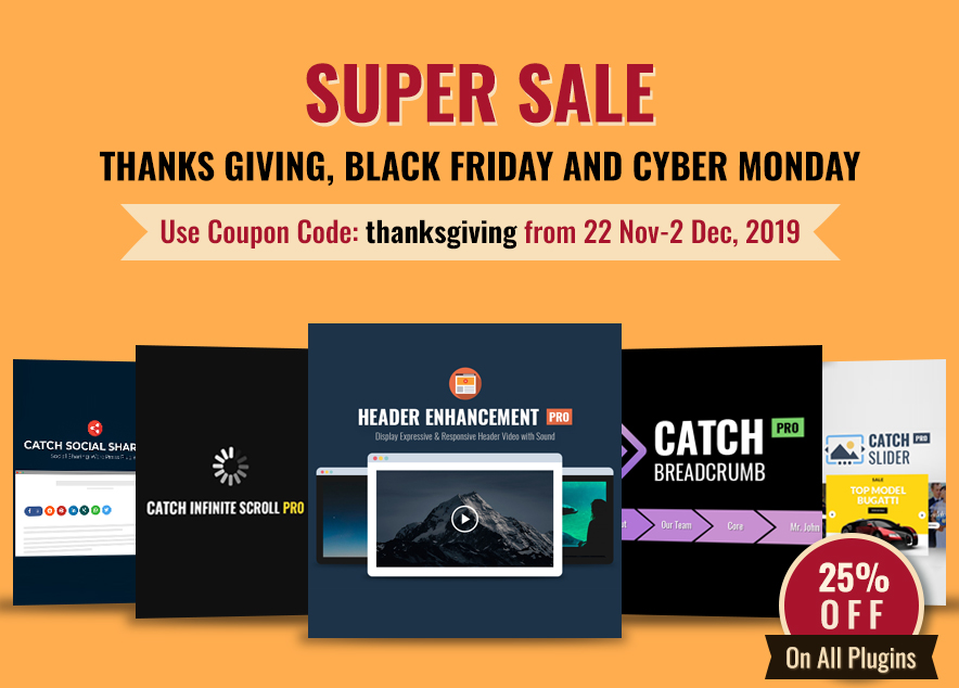 Happy Thanksgiving Black Friday and Cyber Monday 2019 - main-blog-page