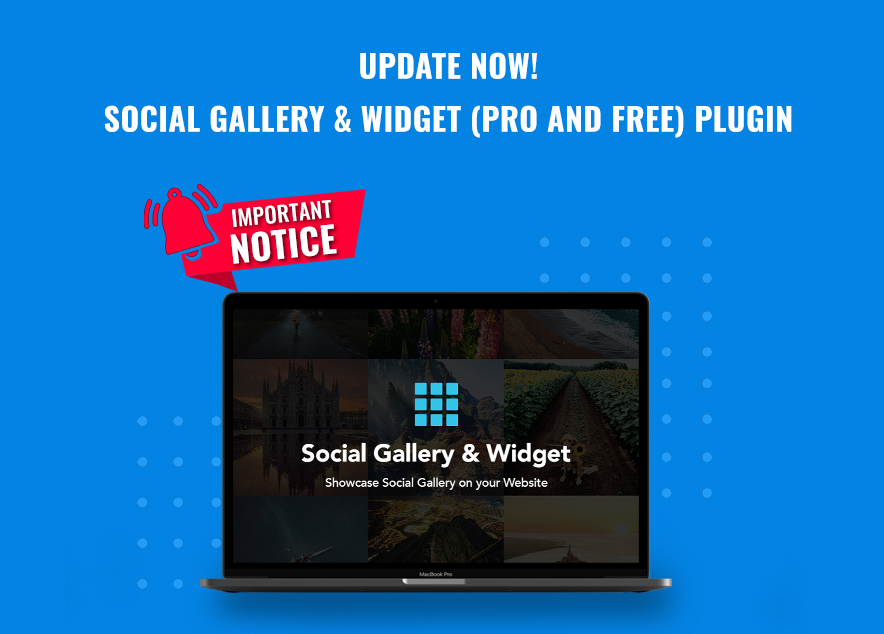 Update Social Gallery and Widget Plugin