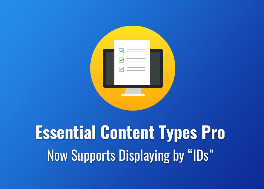 Filtering by IDs in ECT Pro